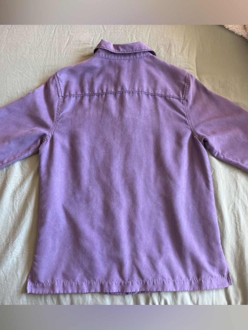 Croft & Barrow Purple Button-Up Jacket - Picture 2 of 4